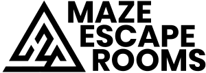 Maze Logo - Triangle with text