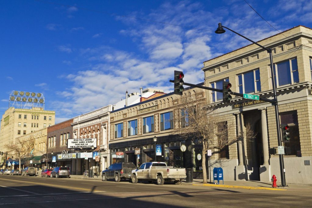 Street View of downtown Bozeman, Montana, where Digital Parameters Web Agency offers web design, SEO, and digital marketing services.
